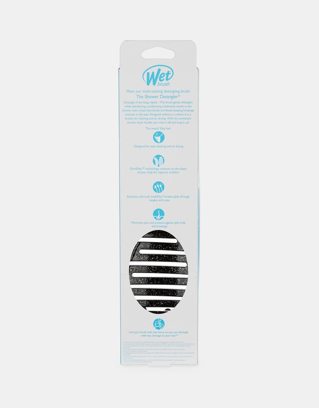 Wet Brush - WetBrush Shower Flex - Black Glitter
