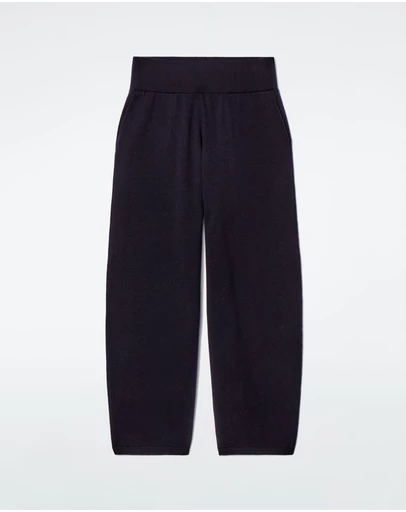 COS - Merino Wool Barrel-Leg Trousers
