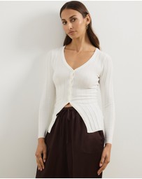 Atmos&Here - Mina V-Neck Knitted Top