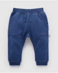 Purebaby - Slouchy Track Pant -Kids-Babies