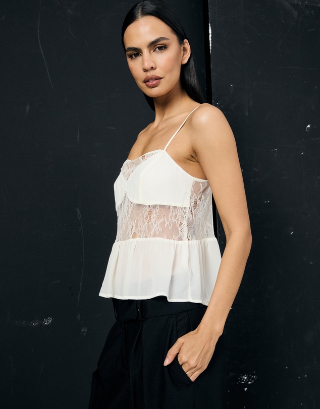 Lover - Bella Contrast Lace Cami