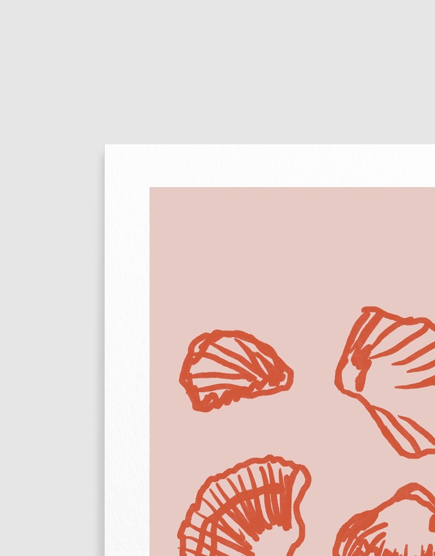 Olive et Oriel - Shell Secrets No1 by Treechild Art Print