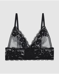 Passionata - Nina Unpadded Triangle Cup Longline Lace Bralette