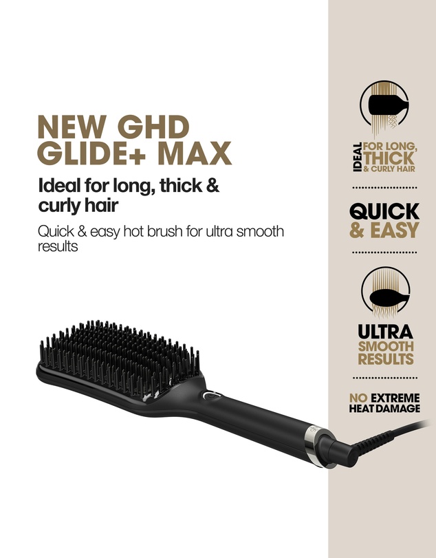 ghd - glide + Max Smoothing Hot Brush