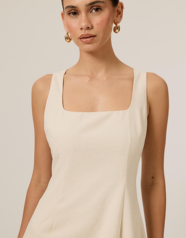 Tussah - Andy Square Neck Midi Dress