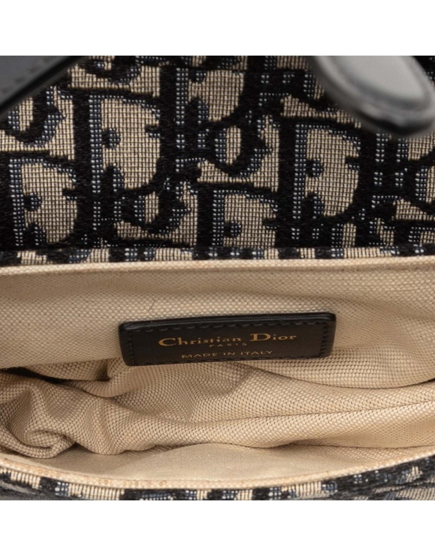 Pre-Loved by Azura Reborn - Pre-Loved Mini Oblique Canvas Saddle Bag