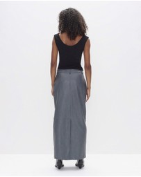 Ownley - Rex PU Maxi Skirt