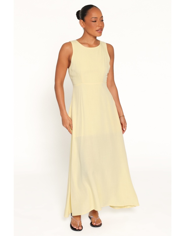 Petal & Pup - Kerrin Midi Dress - Butter Yellow