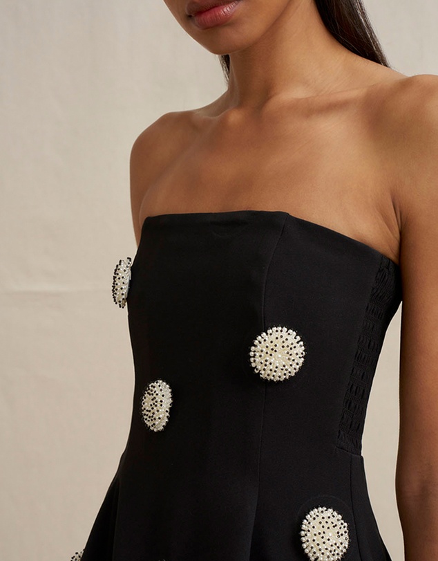BY JOHNNY. - Priscilla Pearl Strapless Mini Dress