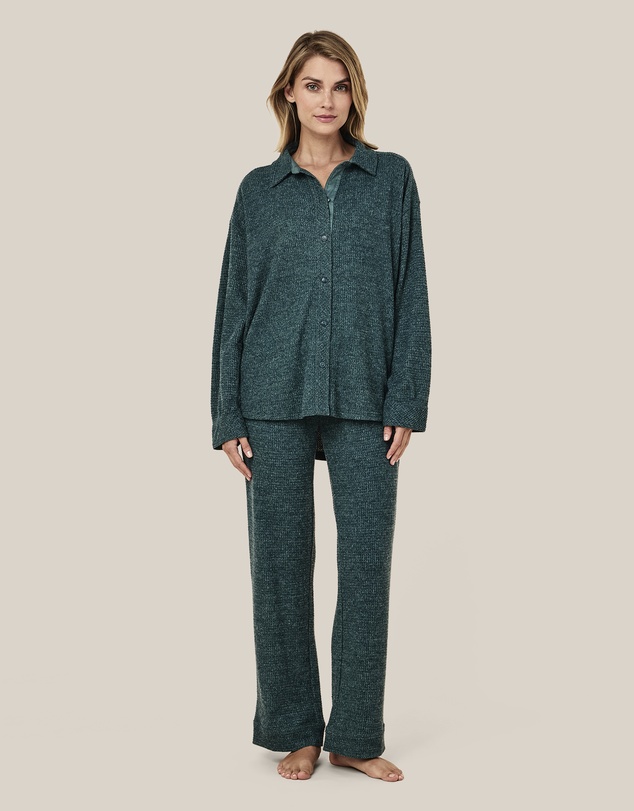 Papinelle - Super Soft Waffle Full Length PJ Set