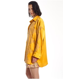 THE TALES - Florence Bloom Crepe Shorts