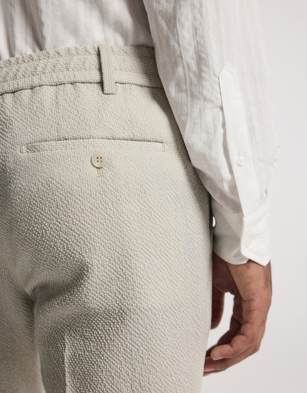 Calibre - Slim Textured Wool Pants Neutral