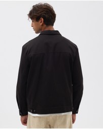AERE - Organic Cotton Twill Trucker Jacket