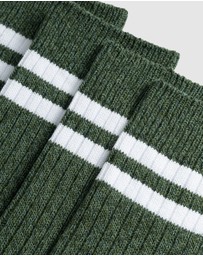 Les Deux - 2-Pack Striped Melange Socks