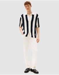 Tommy Hilfiger - Open Knit Polo Button Through