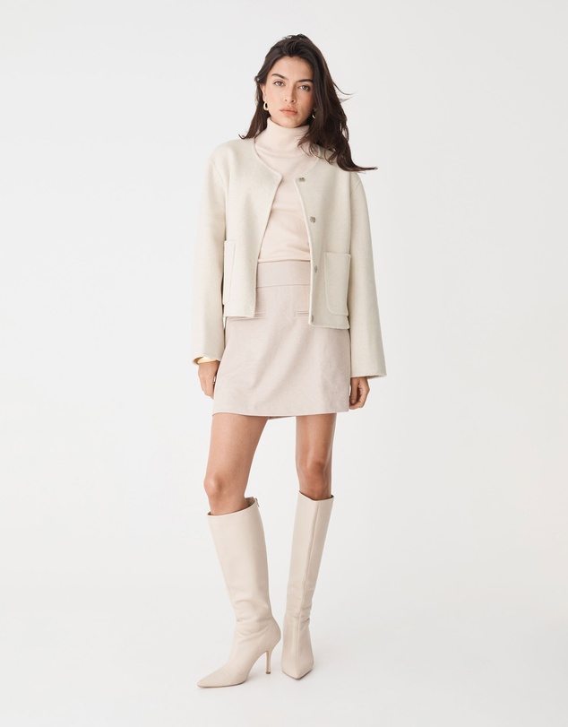 Forcast - Alani Crop Wool Jacket