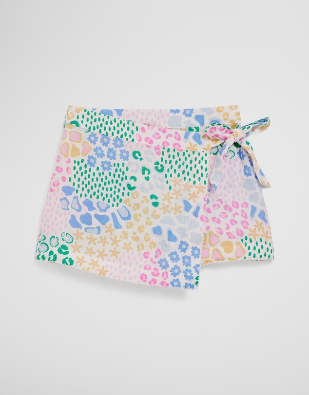 Country Road - Teen Print Wrap Skort