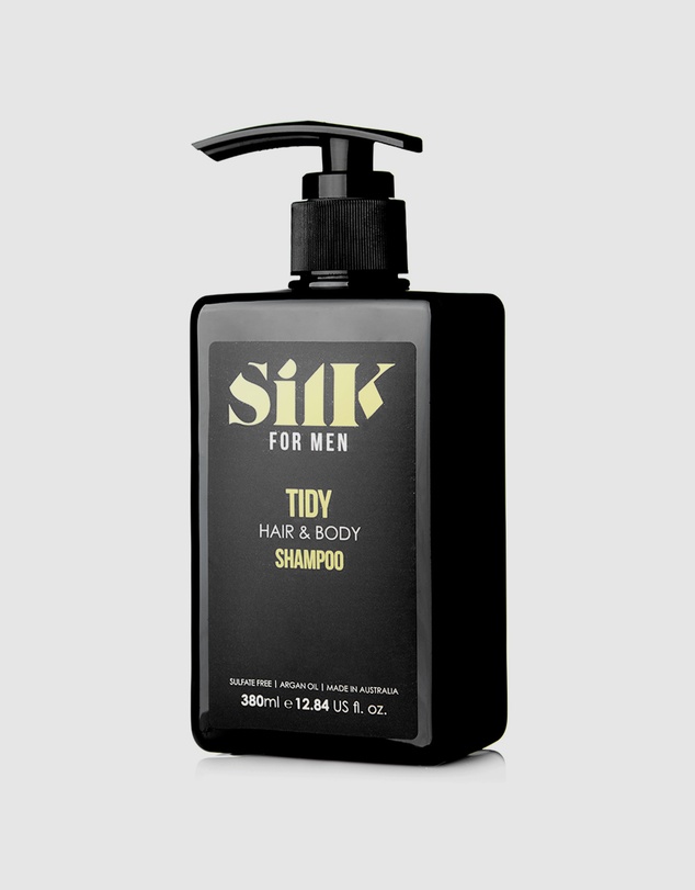 Silk Oil of Morocco - Silk For Men Hair and Body Shampoo - Tidy