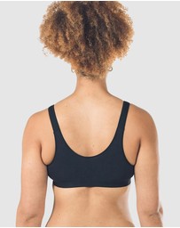 Royce Lingerie - Comfi Cotton Wirefree Press Stud Front Open Bra