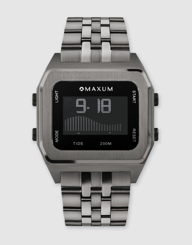 Maxum - Raglan Tide Watch in Gunmetal