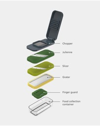 Joseph Joseph - Multi-Prep™ Compact 4-in-1 Chop, Grate and Slice Set (Multicolour)