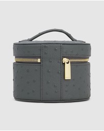 Oroton - Jemima Round Jewellery Case Texture