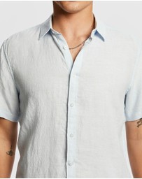 yd. - Lewis Pure Linen Shirt
