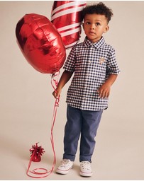 Huxbaby - Huxbear Button Up Checks - Babies