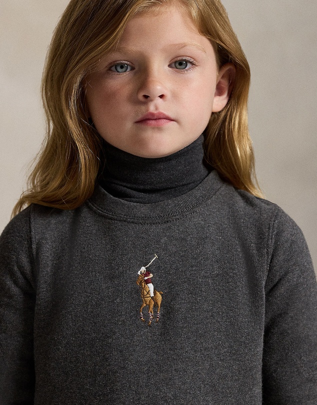 Polo Ralph Lauren - Big Pony Fleece Sweatshirt Dress - ICONIC EXCLUSIVE - Babies-Kids