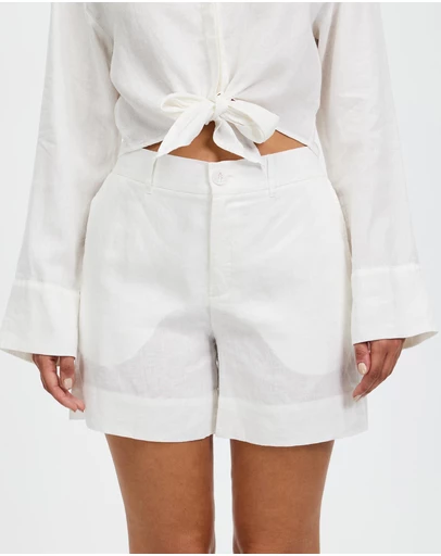 Grace Willow - Holly Linen Shorts