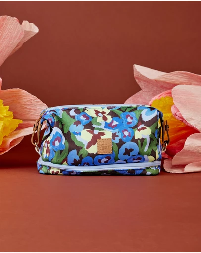 The Somewhere Co - Pansy Patch Cosmetic Bag