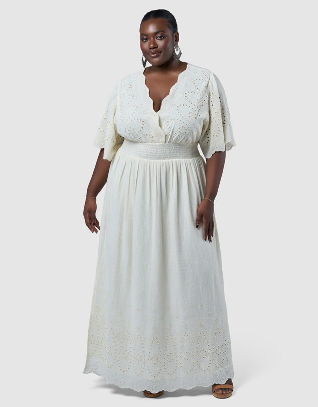 The Poetic Gypsy - Artisan Broderie Maxi Dress