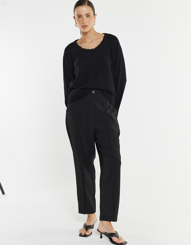 Sass - Roe Braided Neck Knit