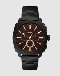 Fossil - Machine Black Chronograph Watch