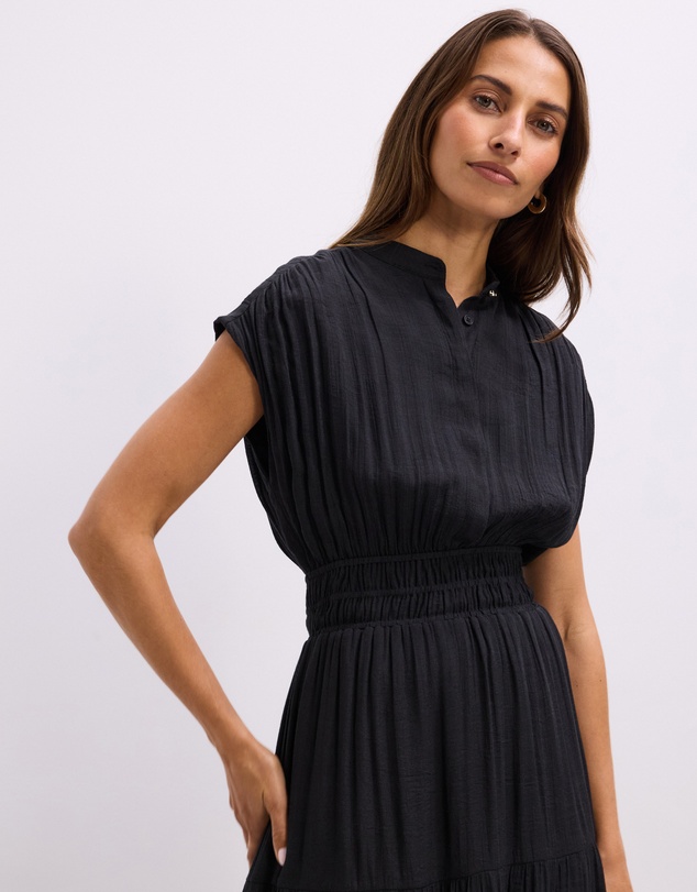 The Fated - Della Gathered Maxi Dress