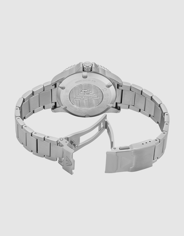 Emporio Armani - Silver Tone Analogue Watch