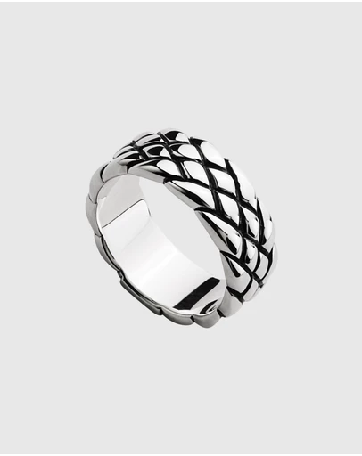 Najo - Ophidian Men's Silver Ring