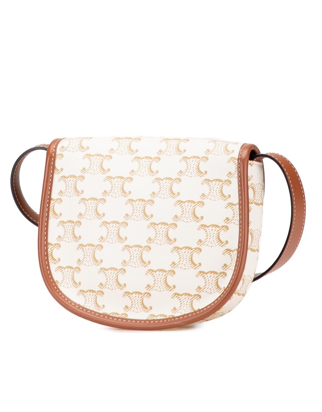 Pre-Loved by Azura Reborn - Pre-Loved Mini Triomphe Coated Canvas Besace Crossbody