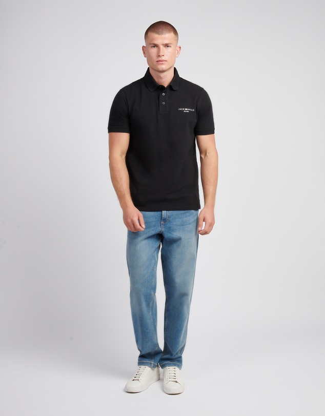 Jack Wills - Chest Union Flag Piqué Polo