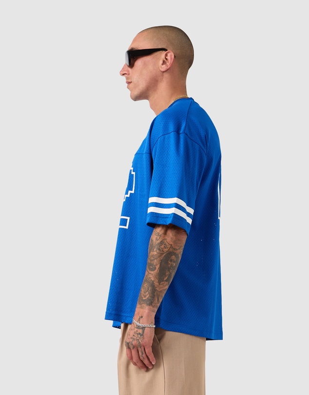 Zanerobe - Heritage Mesh Flow Tee Cobalt Blue