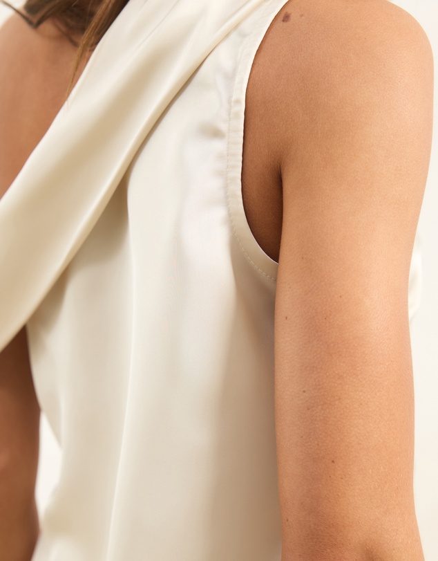 Atmos&Here - Eriselle Off Shoulder Satin Top
