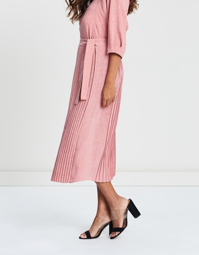 SABA - Lillie Pleated Midi Skirt