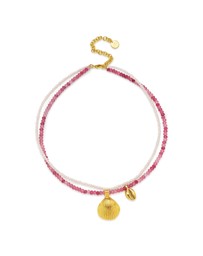 Amber Sceats - Evisa Necklace in Pink
