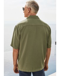 NEXT - Tencel™ Lyocell Short Sleeve Shirt with Cuban Collar