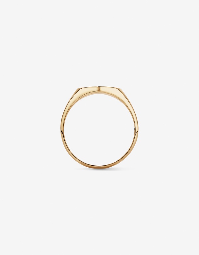 Michael Hill - Heart Signet Ring in 10kt Yellow Gold