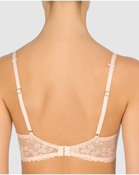 Natori - Cherry Blossom Convertible-to-Racerback Lace Plunge Bra