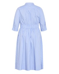 City Chic - Lana Elbow Sleeve Shirt Dress
