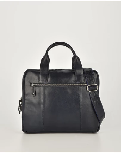 Cobb & Co - Turner Leather Laptop Satchel