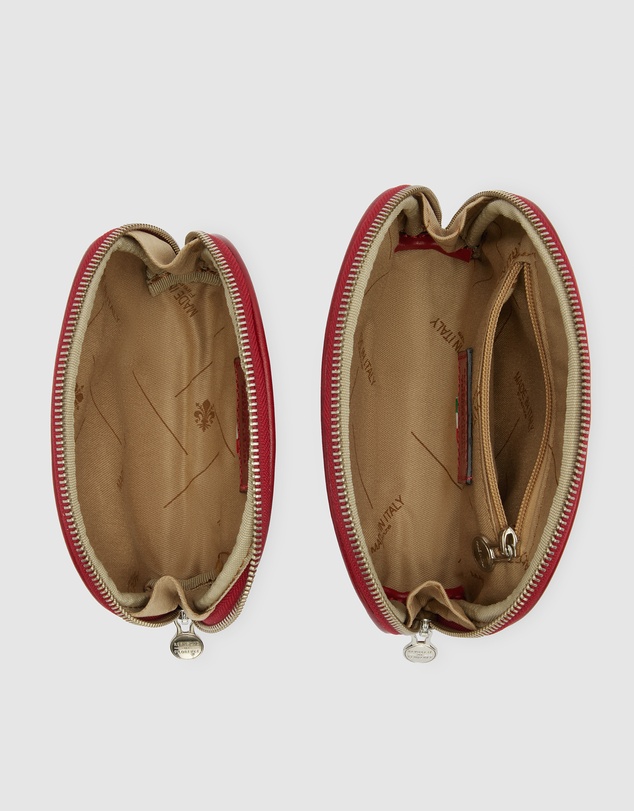 Republic of Florence - Duo Red Leather Pouch Set