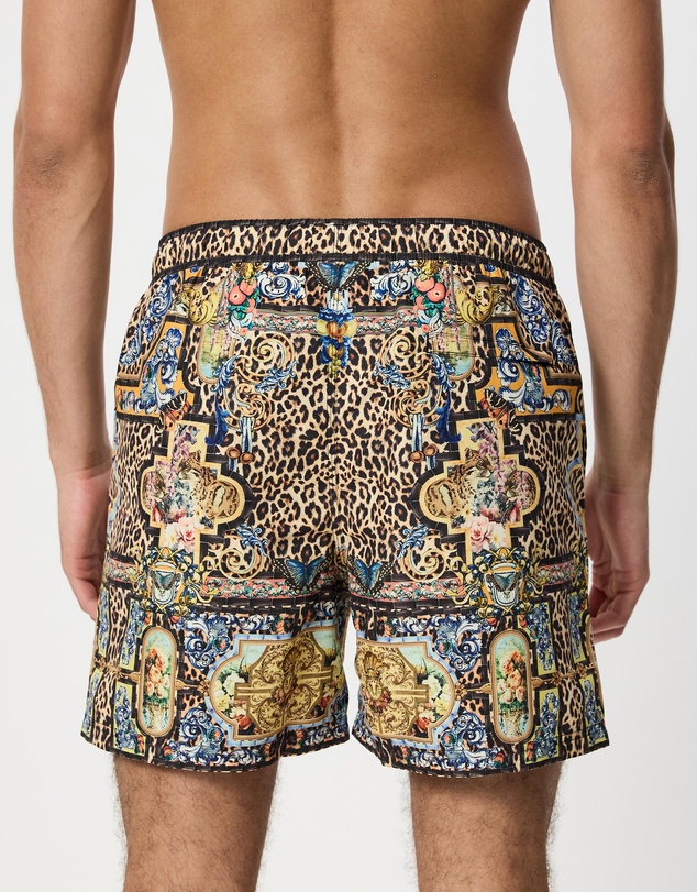 Camilla - Mid Length Boardshorts With Elastic Waist